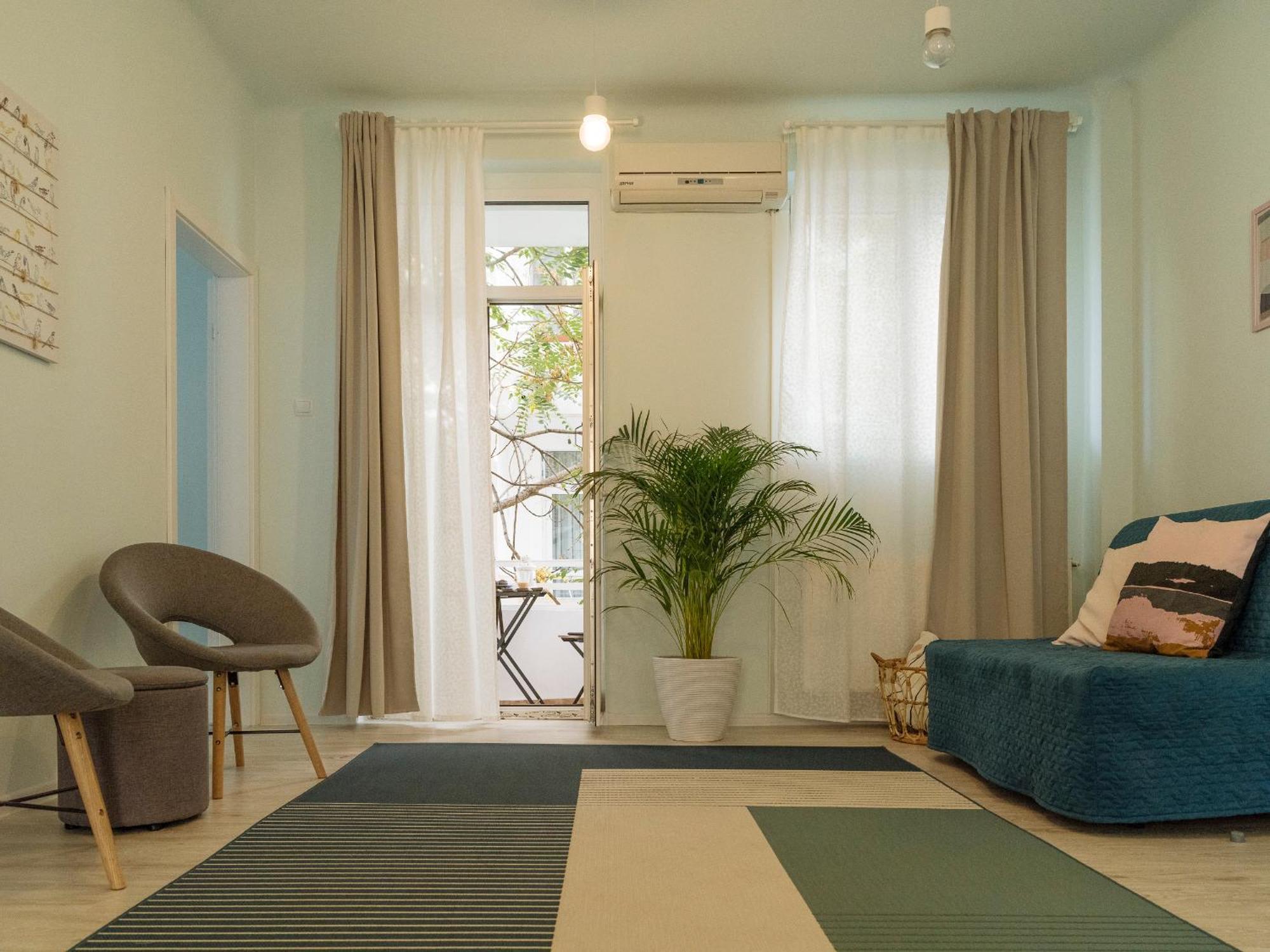 Spacious & Quiet - Center - 2br 公寓